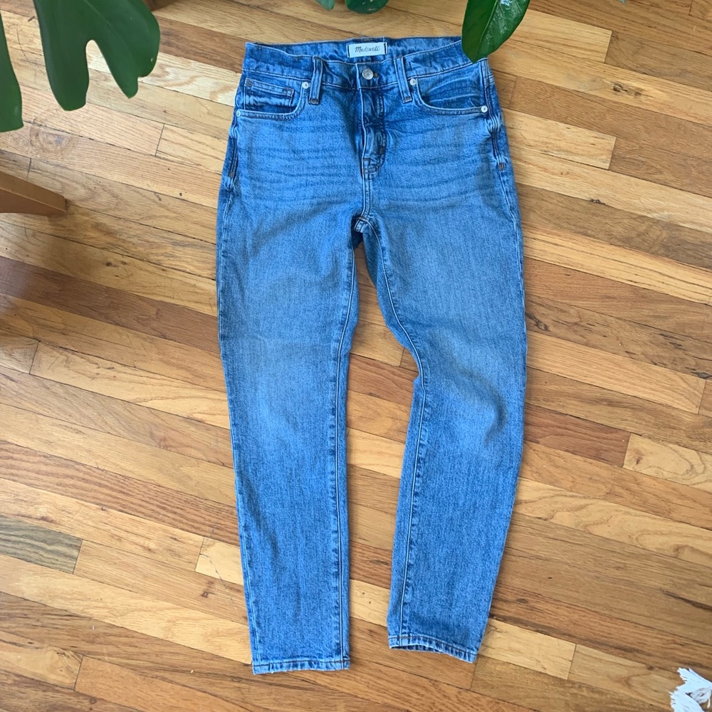 Madewell 9” rise, skinny jean